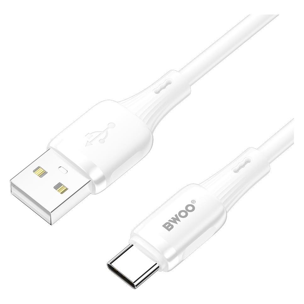 Bwoo 3A silicone cable X329L USB-C - Lightning 3A 1m white (1 m) (64800093)