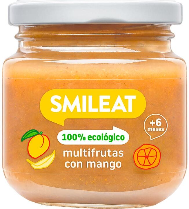 Smileat Tarrito Ecológico de Multifrutas Mango 130 g