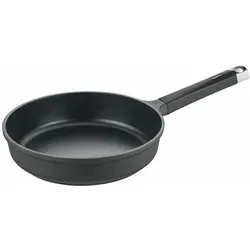 Berndes Pfanne 28 cm - Edition 100 - grosse Schmorpfanne für Induktion & alle Herdarten, antihaftbesc, Pfanne + Kochtopf, Schwarz