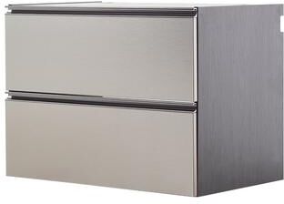Garage TECH Nova Series Wood Base Drawer Wall Mounted Garage Cabinet in Metallic Gray
