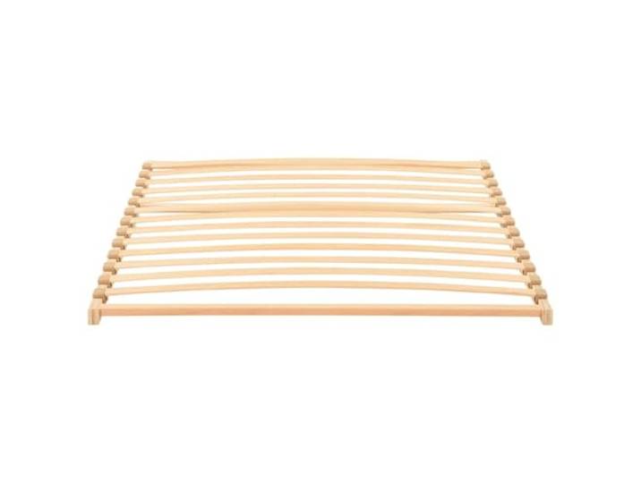 KTHLBRH Lattenrost braun 120 x 190 cm aus massivem Buchenholz Fester Lattenrost, Matratzenauflage, modernes und konisches Design, Verwendung im Innenbereich, einfache Montage