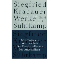 Werke in neun Bänden, Fachbücher von Siegfried Kracauer