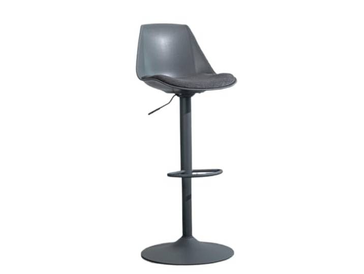 VNCdfhETs Barstuhl Nordic Barhocker Moderne Lounge Stuhl for Cafe Schmiedeeisen Hohe Barhocker(Grey)