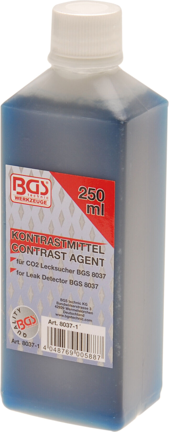BGS Kontrastmittel für Lecksucher / Lecktester 8037-1, 250 ml, für Art. 8037 ; BGS technic)