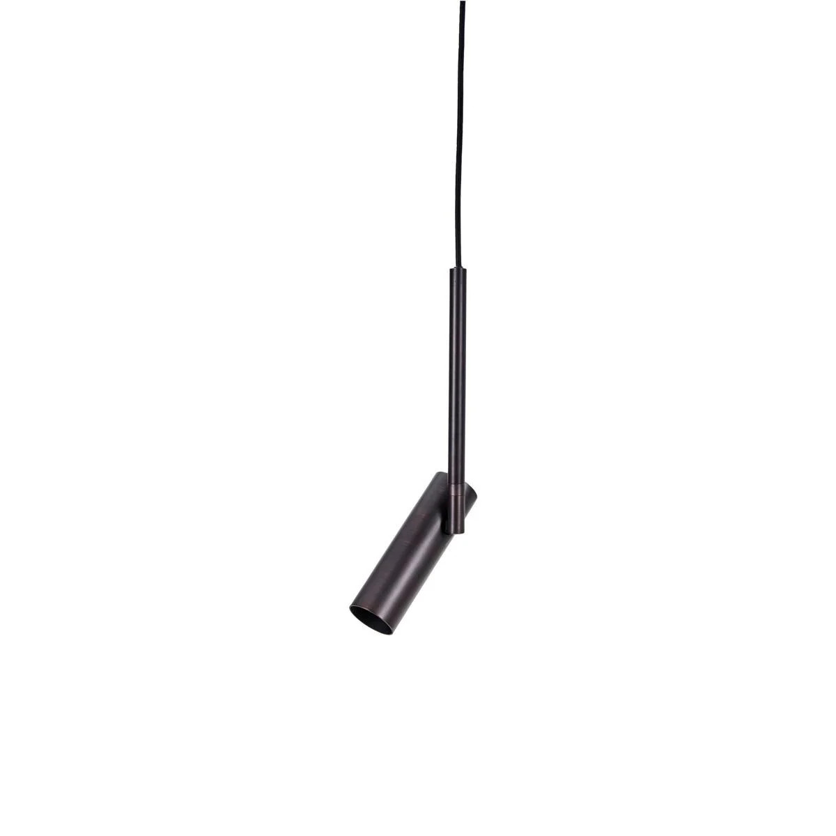 House Doctor Norm hanglamp - zwart metalen cilindrische lamp met verstelbare up-down verlichting