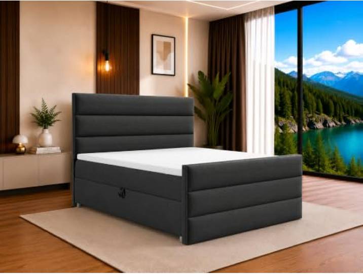 Best For Home Trinity K-1 Lux Boxspringbett 160x200 mit Topper & Bettkästen