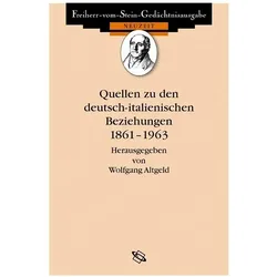 Quellen zu d.dtsch.-italien.Beziehungen, Fachbücher von Wolfgang Altgeld