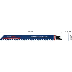 Bosch 10x Expert Aerated Concretet S 1141 HM Säbelsägeblatt - 2608900409