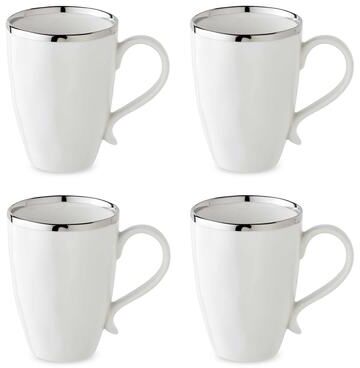 Certified International Regency Silver Mugs 18 oz., Set of 4
