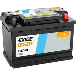 Exide EB740 Excell 74Ah 680A Autobatterie