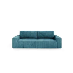 Einzelsofa mit Schlaffunktion Fano ¦ grün ¦ Maße (cm): B: 252 H: 79