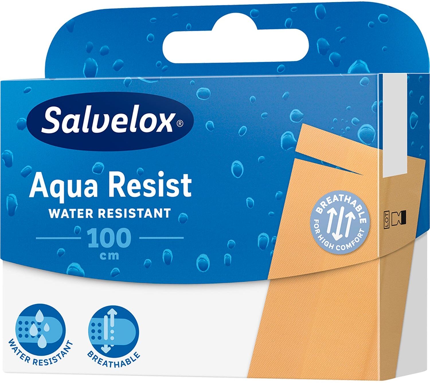 SALVELOX tira adhesiva plástico 6 cm 12 uds