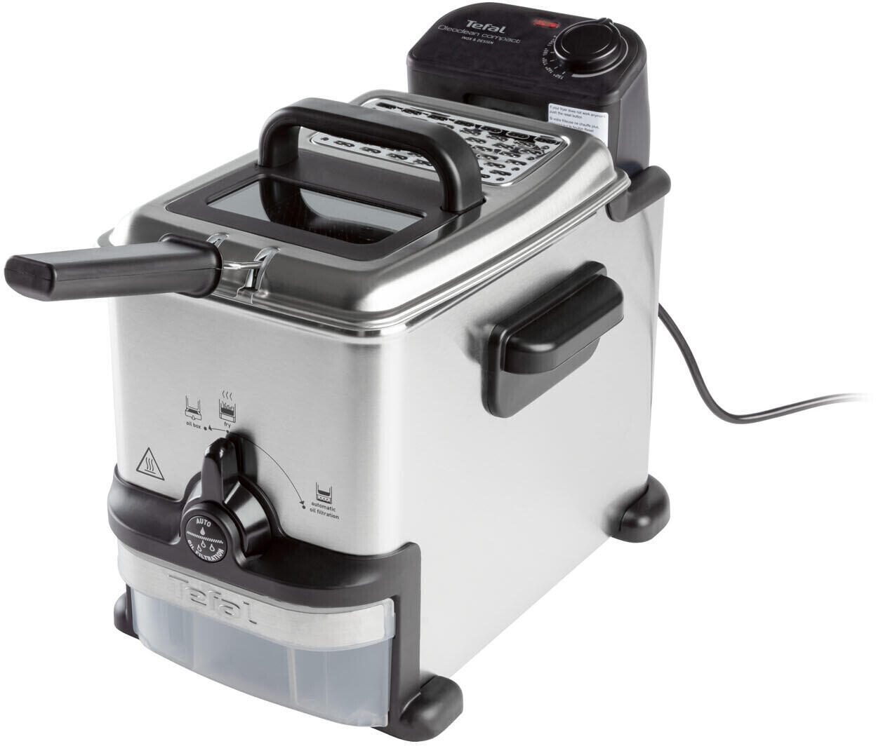 Tefal® Pro Fry Oleoclean FR7016 Fritteuse silber/schwarz FR701616