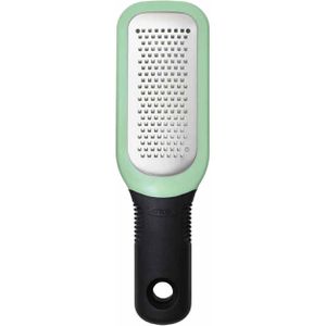 OXO Universalreibe Good Grips Ingwer und Knoblauch, Edelstahl, 10,5 x 27 cm, spülmaschinenfest, Reibegrad sehr fein