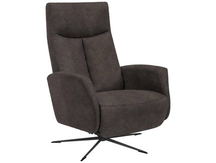 Welnova Relaxsessel, Anthrazit, Metall, 73x105x82 cm, Fussart wählbar, Lederauswahl, Stoffauswahl, erweiterbar (Typenauswahl), Wohnzimmer, Sessel, Relaxsessel