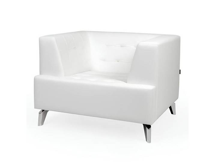 Xlmoebel Sessel Weißer Lounge-Sessel aus hochwertigem Material (Sessel), Hergestellt in Europa