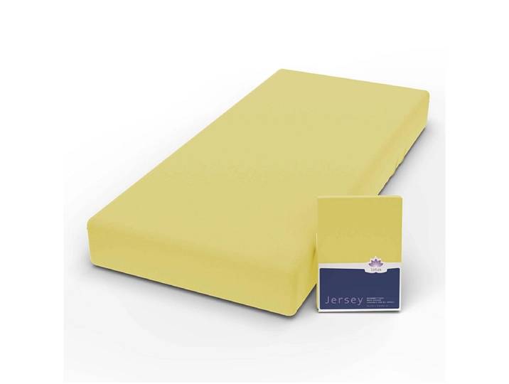 LOTUS BEDDING Fixleintuch COMFORT 160x200cm gelb