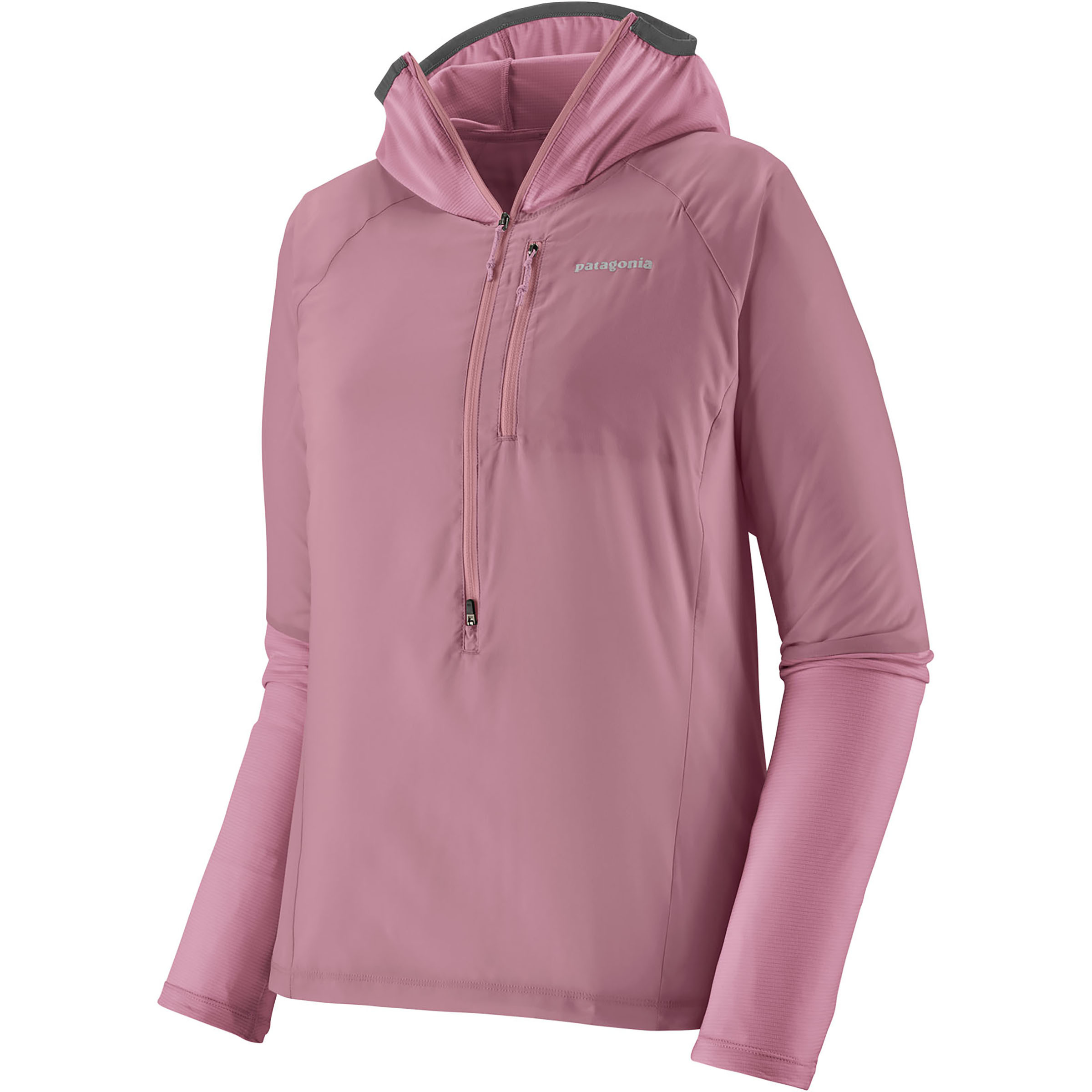 Patagonia Pro Airshed Damen Pullover lila Größe S Bergsteigen | Laufen | Trailrunning Klein verpackbar Wasserabweisend