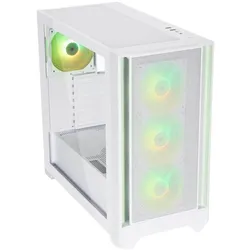 Silentware Flow 110 ARGB (weiss, Tempered Glass), PC Gehäuse, Weiss