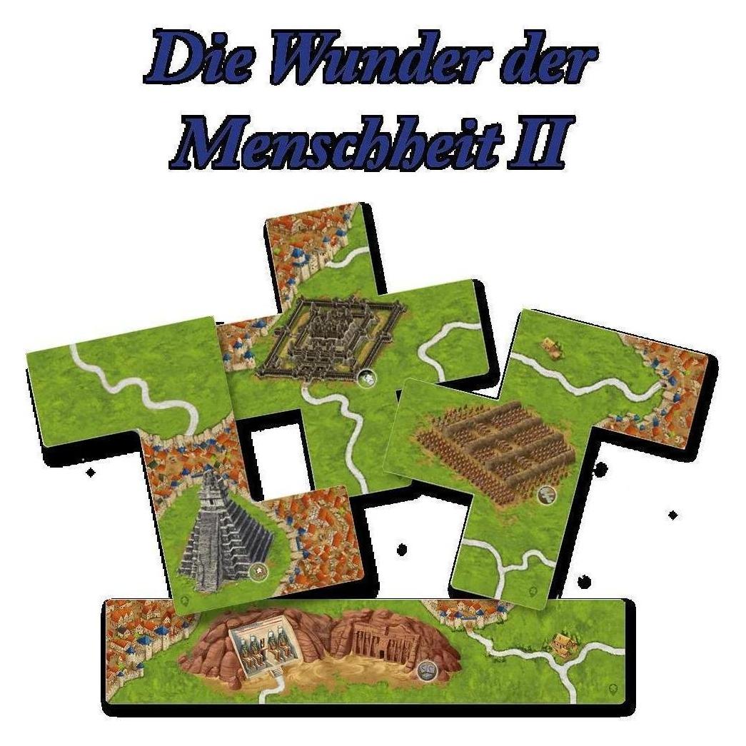 Hans im Glück Carcassonne - Die Wunder der Menschheit II (Englisch, 2 - 5 Spieler) (413141)