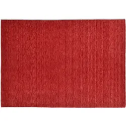 THEKO Teppich Holi Uni rot 140 x 200 cm
