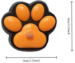 Friendly Fresh Finds Cat Paw Stress Relief Toy Soft Jelly Feel Squeeze Toy For Kids & Adults. s