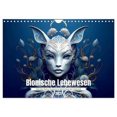 Bionische Lebewesen - Von der Natur inspirierte Menschen der Zukunft (Wandkalender 2027 DIN A4 quer), CALVENDO Monatskalender