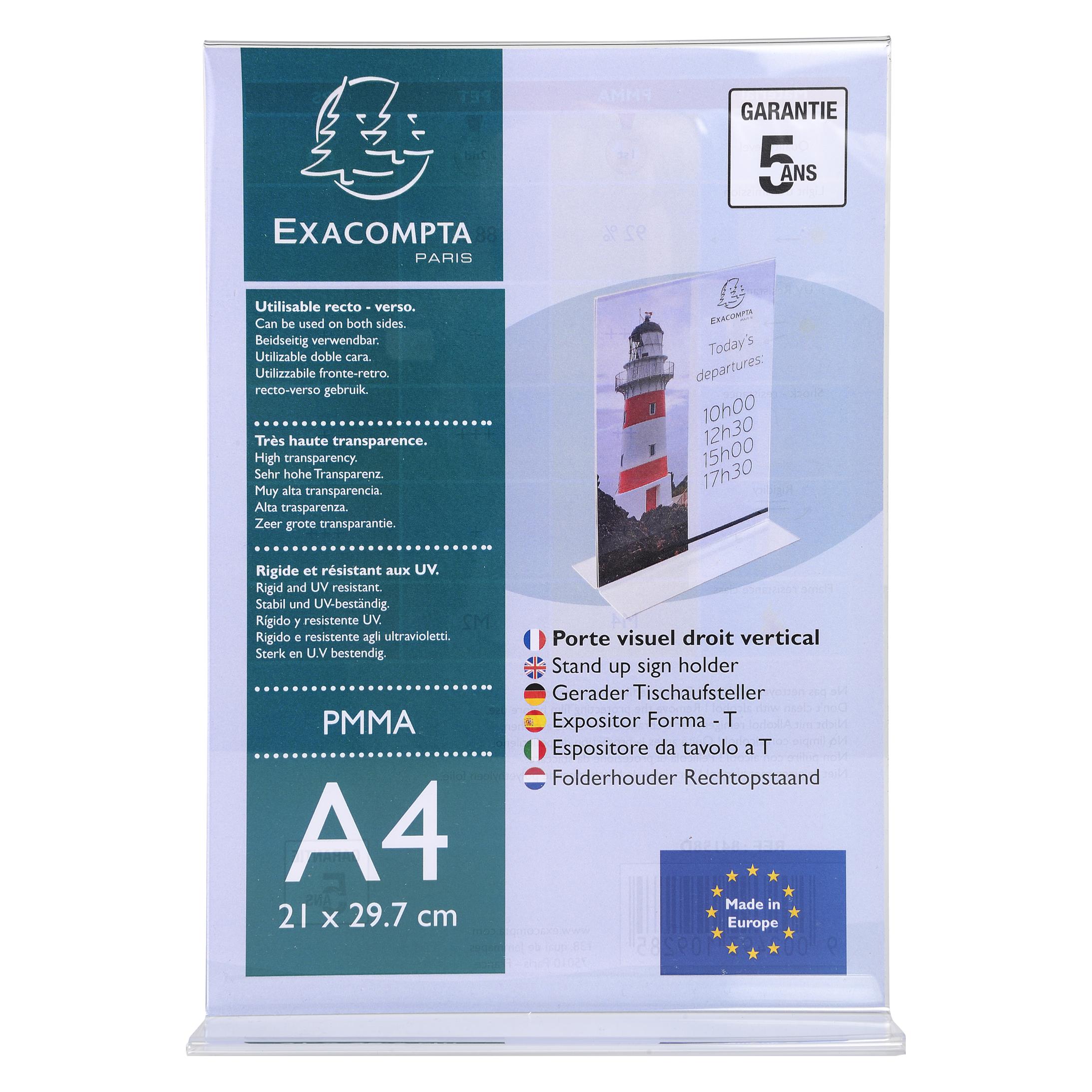 Exacompta Tischaufsteller (A4) (84158D)