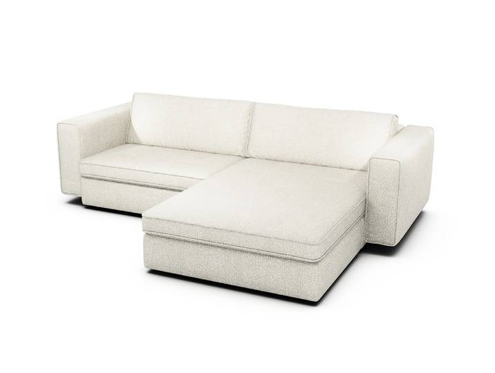 Ecksofa CLOUDY1, Sensoo, off-white, Textil