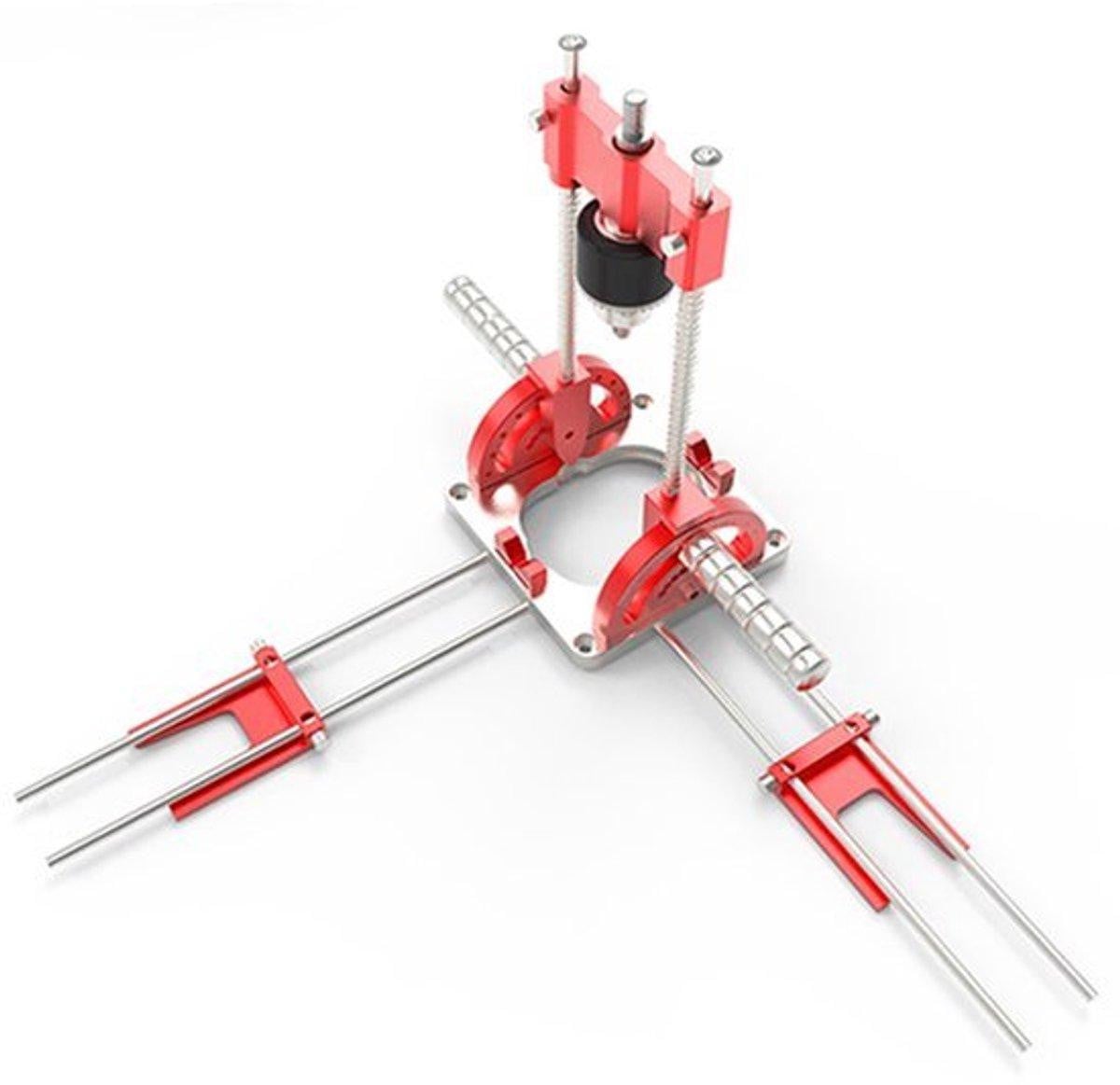 Selius Verstelbare boorgeleider - Multi-angle houtbewerking gereedschap van aluminiumlegering