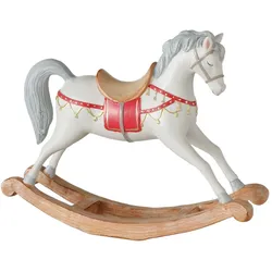 Boltze Dekoaufsteller Cavallo - weiß