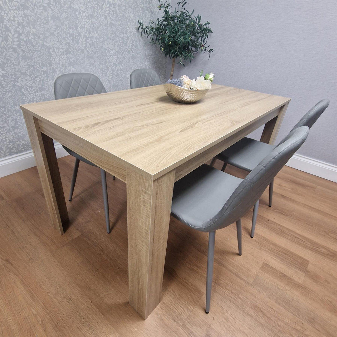 KOSY KOALA Liya 4 -Person Dining Set Grey 4