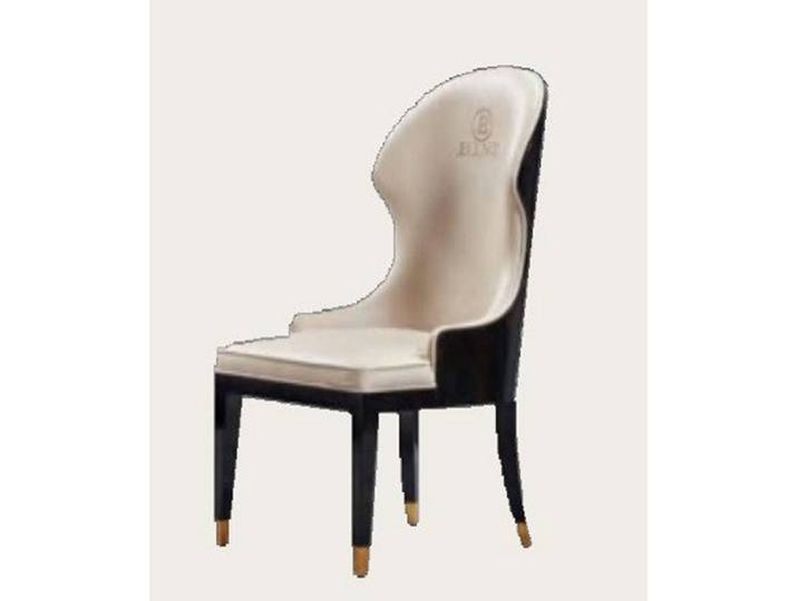 JVmoebel Esszimmerstuhl Moderner Polsterstuhl aus Leder für Esszimmer und Lounge, Made in Europa