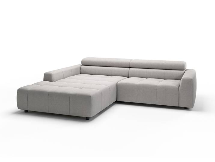 Candy Denver Ecksofa Easy Care motorische Sitztiefenverstellung