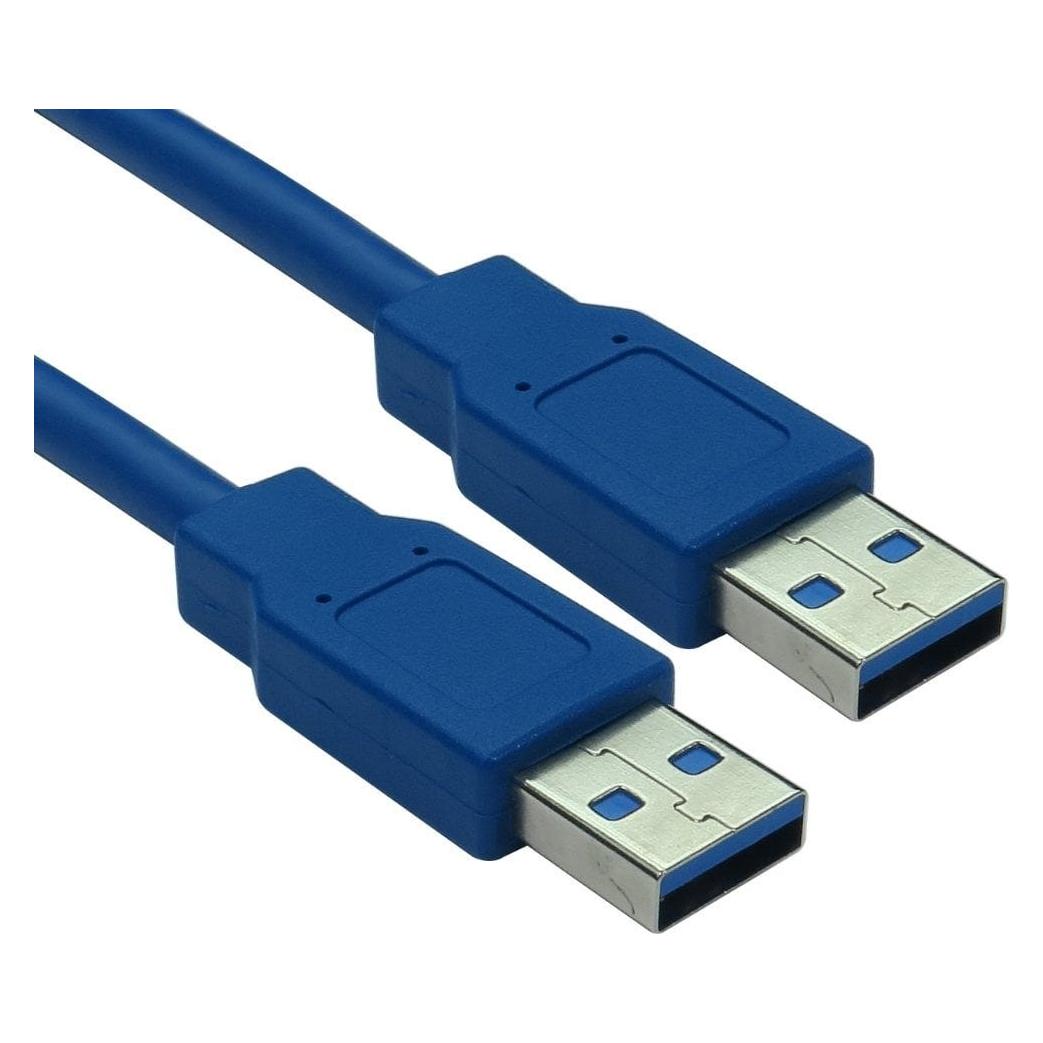 Cables Direct CDL 2m USB 3.0 A M-M - Blue (2 m) (USB3-842BL)