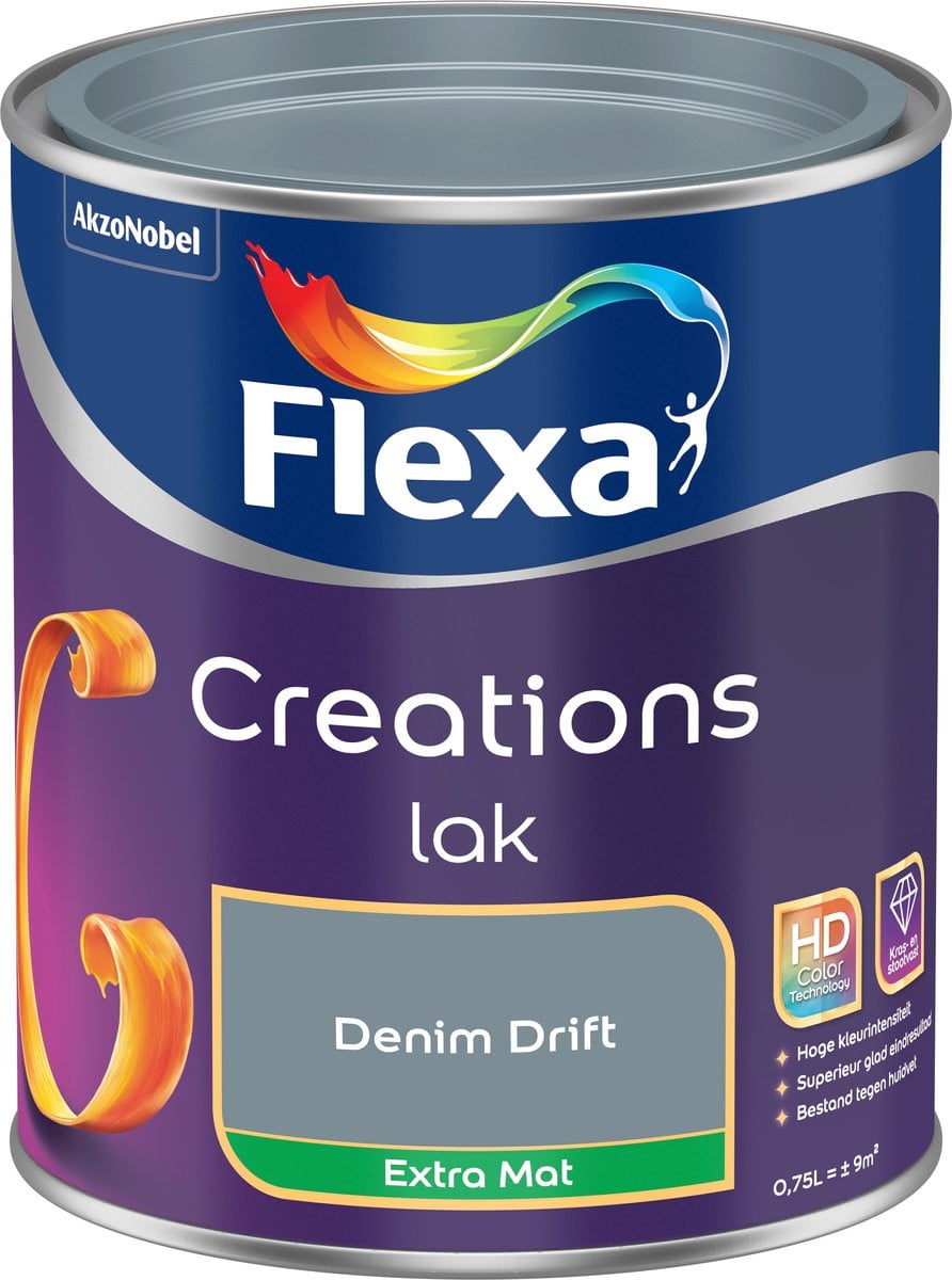 Flexa Creations Lak Extra Mat - Denim Drift - 750 ml
