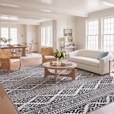 SAFAVIEH Tulum Bora Moroccan Boho Chic Area Rug