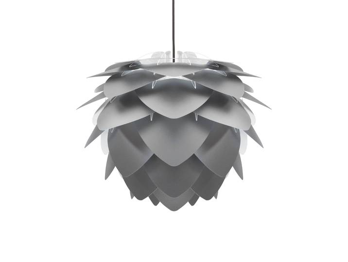 UMAGE Designer Hängelampe Silvia mini, dimmbar, alu / grau / zink, für Wohn- / Esszimmer, Kunststoff, Design, Pendelleuchte