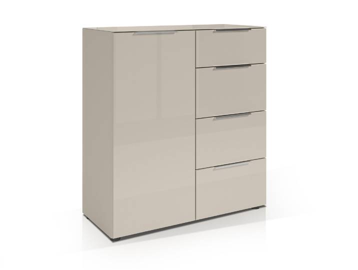 SANTORINI Kommode 2, Material Spanplatte, Kaschmirfarbig