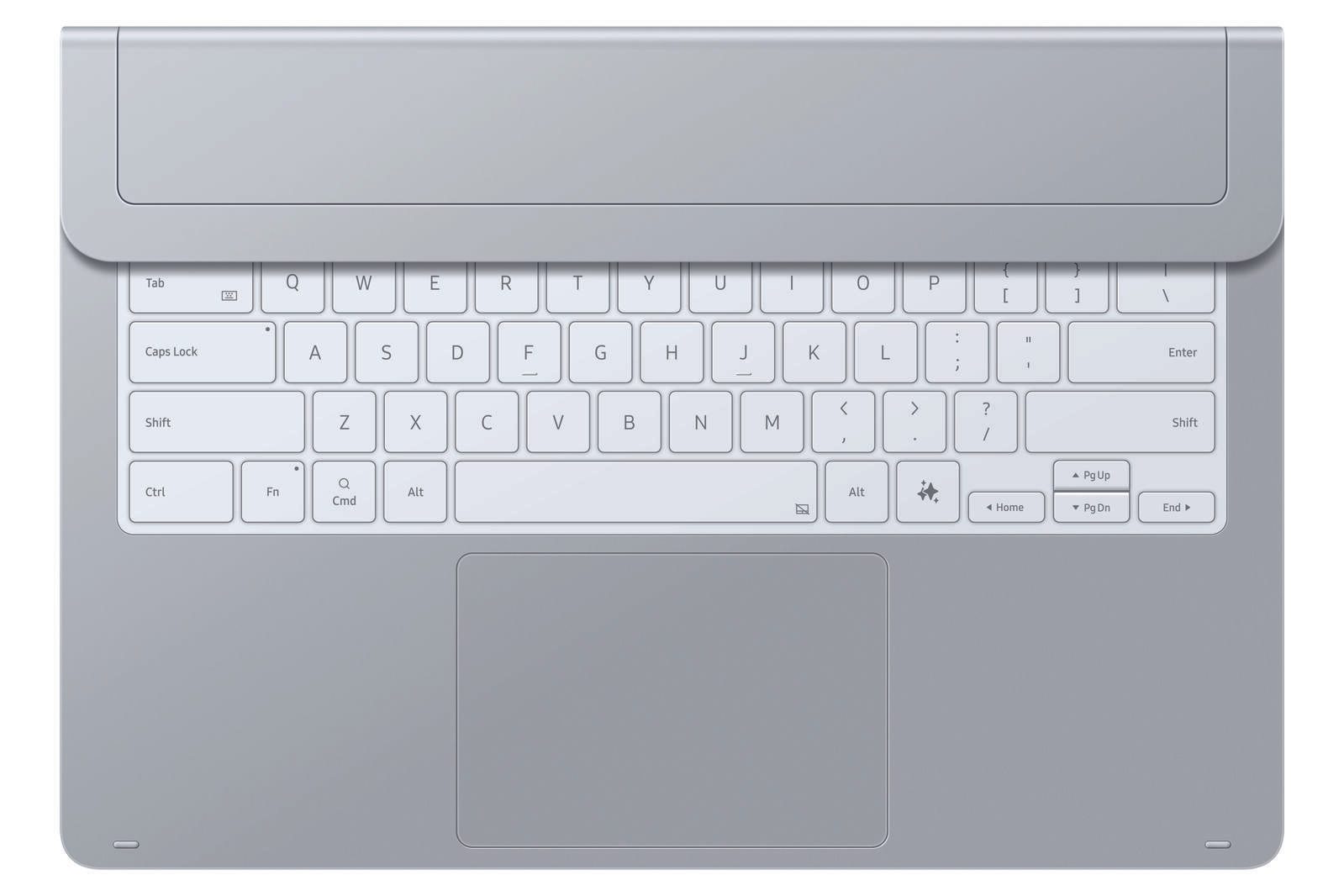 Samsung Pro Keyboard für Galaxy Tab S11 Ultra (Silber) EF-DX935BSEGDE