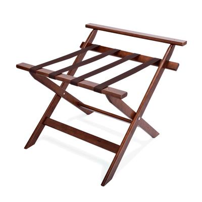 4x Gepäckablage mit Wandschutz, 60 x 55 x 44 cm, Holz/Nylon