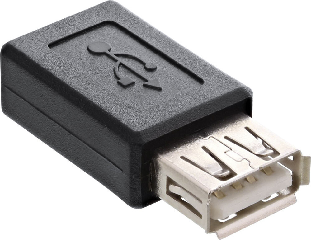 InLine 31613 Micro-USB adapter, USB-A naar Micro-USB-B connector