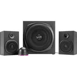SPEEDLINK GRAVITY LT 2.1 Subwoofer System Lautsprecher, Schwarz