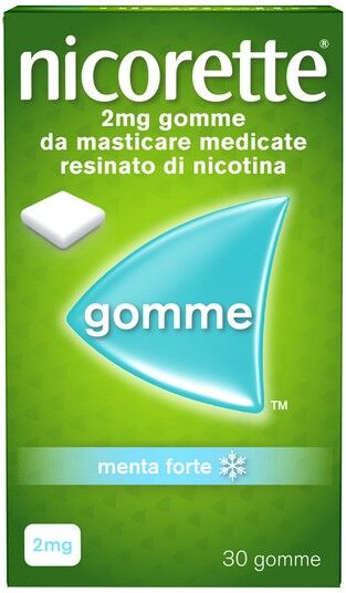 Johnson & Johnson Nicorette Gomme 2 Mg Nicotina Menta Per Smettere Di Fumare Sigarette