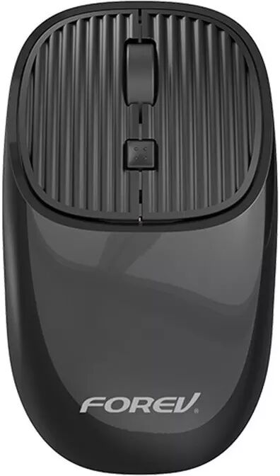 INF Wiederaufladbare, ergonomische, leise, kabellose Maus - 2,4G, einstellbare DPI Schwarz