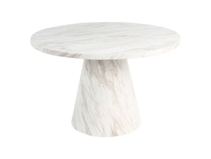 Table de repas MERE Marbre blanc 120 cm 120 cm