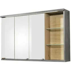 Bega Consult, Spiegelschrank, Bega BKK Nathan Spiegelschrank mit Beleuchtung Artisan Eiche (110 x 21 x 70 cm)