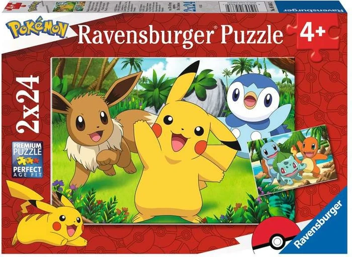 Ravensburger 056682 Pokémon - 2 x 24 Teile