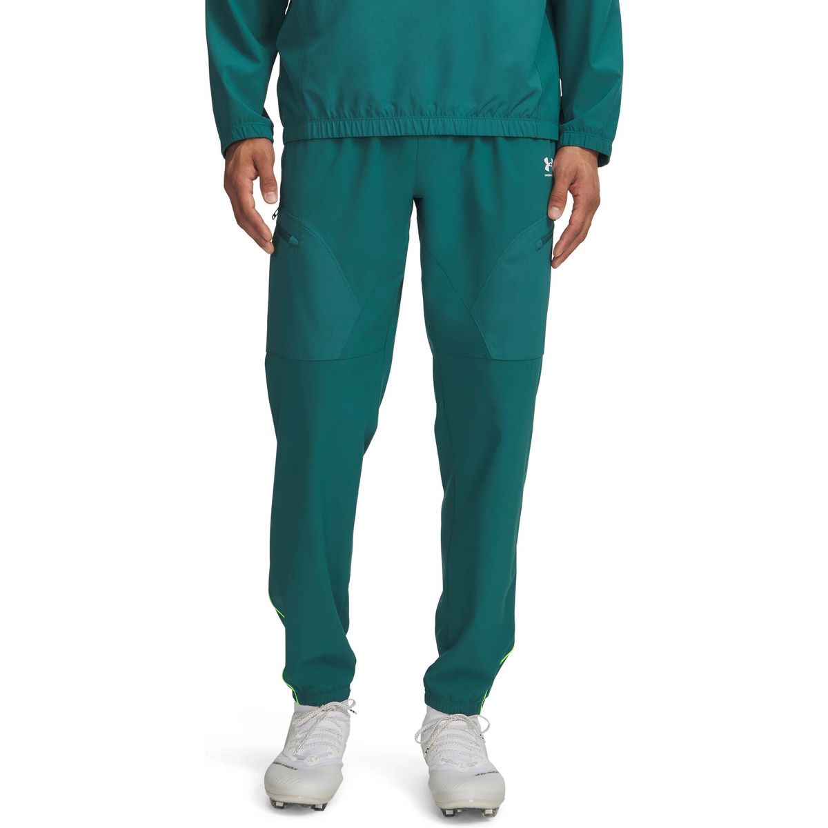 Under Armour M Challenger Warm-up Pants green white (338) L 6004046-338-LG