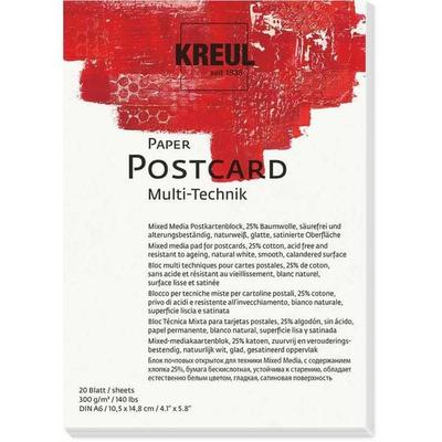 KREUL Paper Postcard 20 Blatt DIN A6